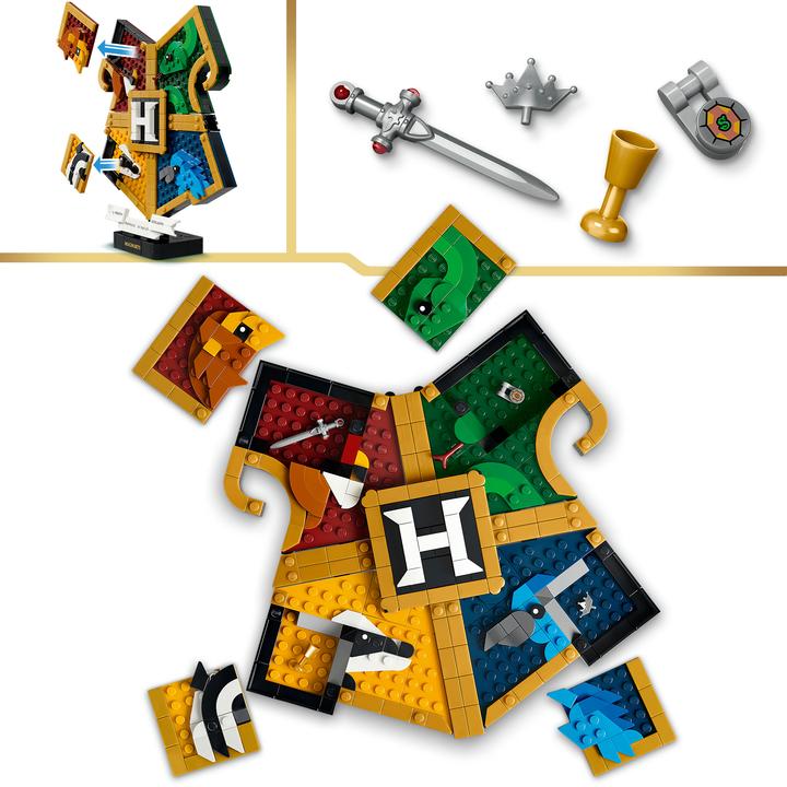 Produktbild LEGO Hogwarts-Hauswappen Harry Potter