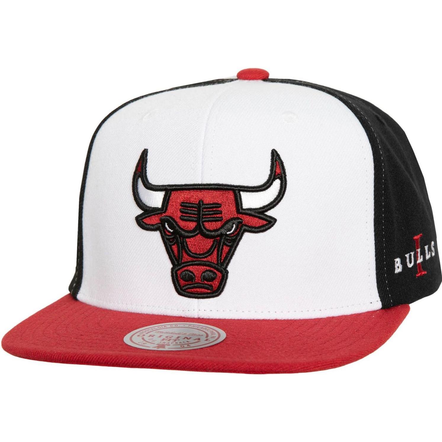 Mitchell & Ness, Herren, Cap, Snapback Cap - CORE I Chicago Bulls, Schwarz, (One Size)