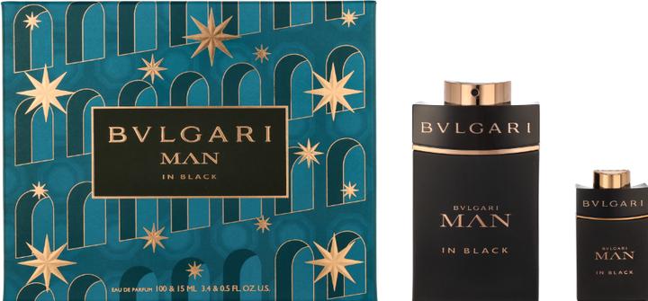 Actual product image Bulgari Bvlgari Man In Black Christmas 2023 Eau de Parfum 100 / Eau de Parfum 15 (Eau de parfum, 115 ml)