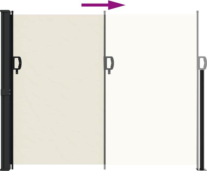 Image du produit vidaXL ausziehbare Seitenmarkise (3 m)