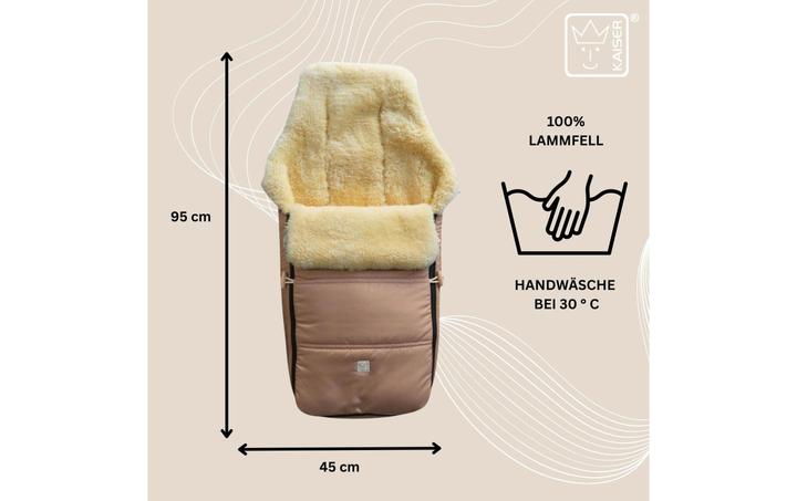 Image du produit Kaiser Baby Kaiser Lammfell Fusssack Dublas 2.0, sand