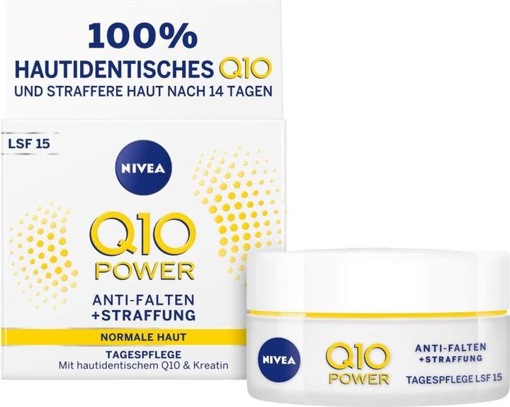Actual product image NIVEA Anti-wrinkle cream with Q10 at night, SPF 15, 50 ml (50 ml, Day cream, SPF 15)