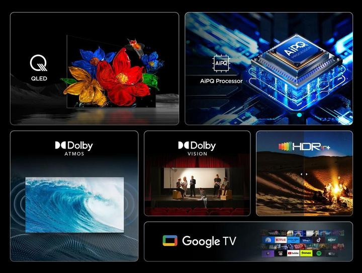 Produktbild TCL 43T69C (43", QLED, 4K, 2025)