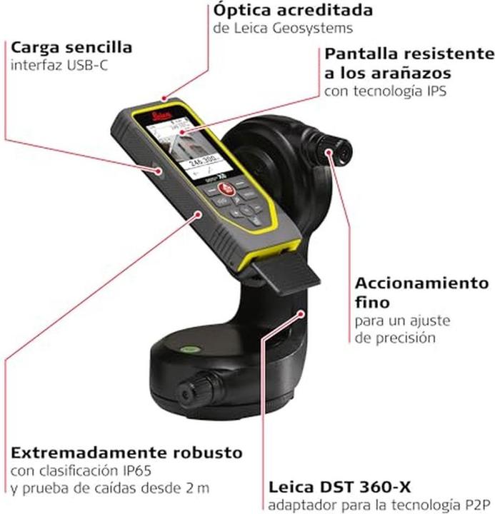 Produktbild Leica Geosystems Disto X6 P2P (250 m, 635 nm)