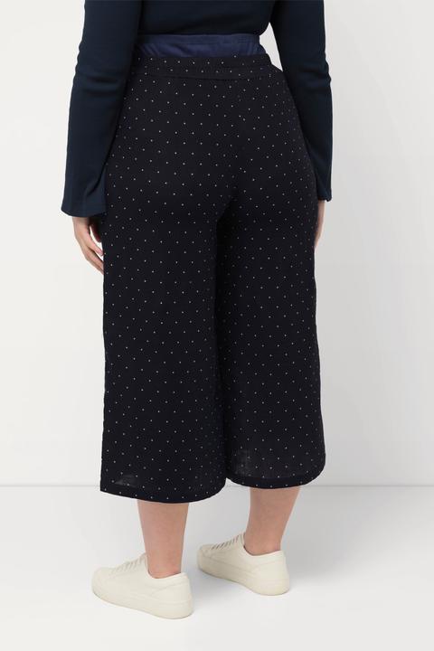 Image du produit Ulla Popken Jupe-culotte Bellieva en mousseline avec taille élastique (52)