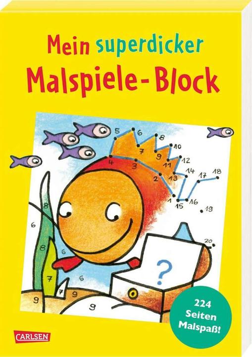 Produktbild Mein superdicker Malspiele-Block