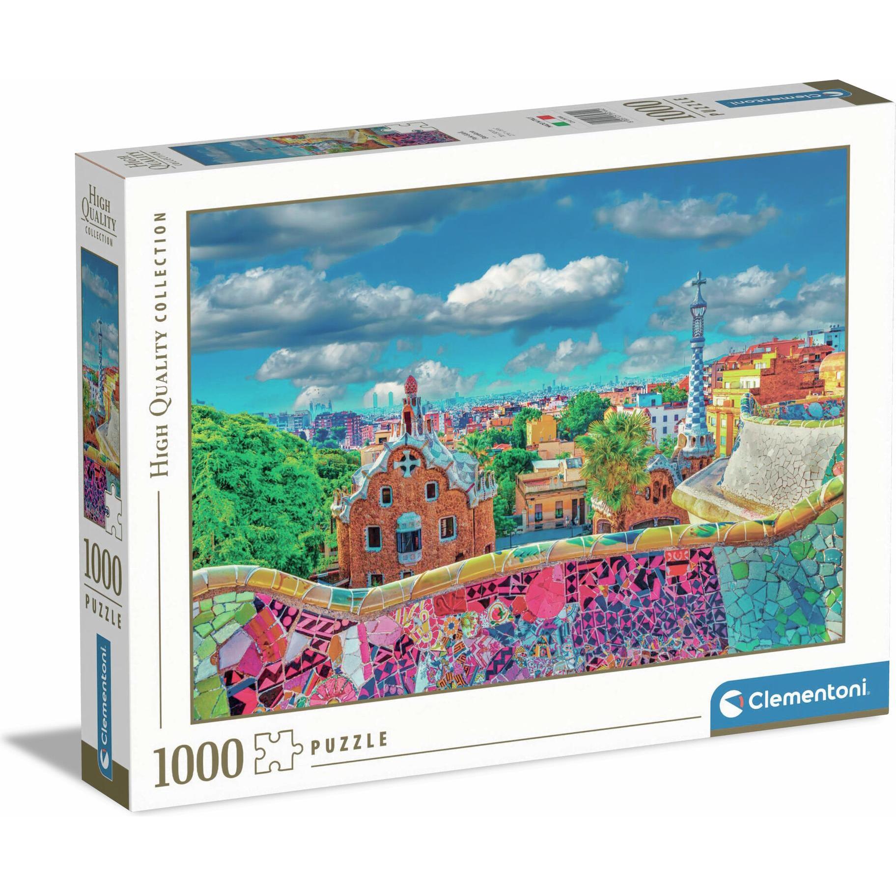 Clementoni Multicolore Puzzle Park Güll Barcellona Parte (1000 Pezzi)