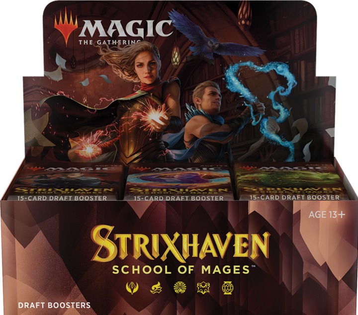 Immagine prodotto Magic the Gathering Scuola di maghi di Strixhaven - Booster Pack Draft (Inglese, Pacchetto Booster)