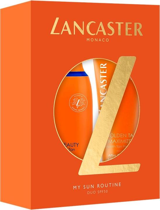 Actual product image Lancaster My Sun Routine Duo SPF 50 Gift Set (Suntan lotion, SPF 50, 125 ml)