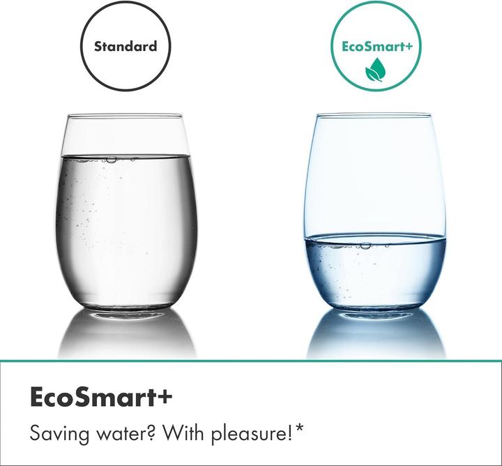 Actual product image hansgrohe Water-Saving Shower Head with Anti-Limescale, Three Jets and Easy-Clean Function (3 Beam types, 5.70 l/min)