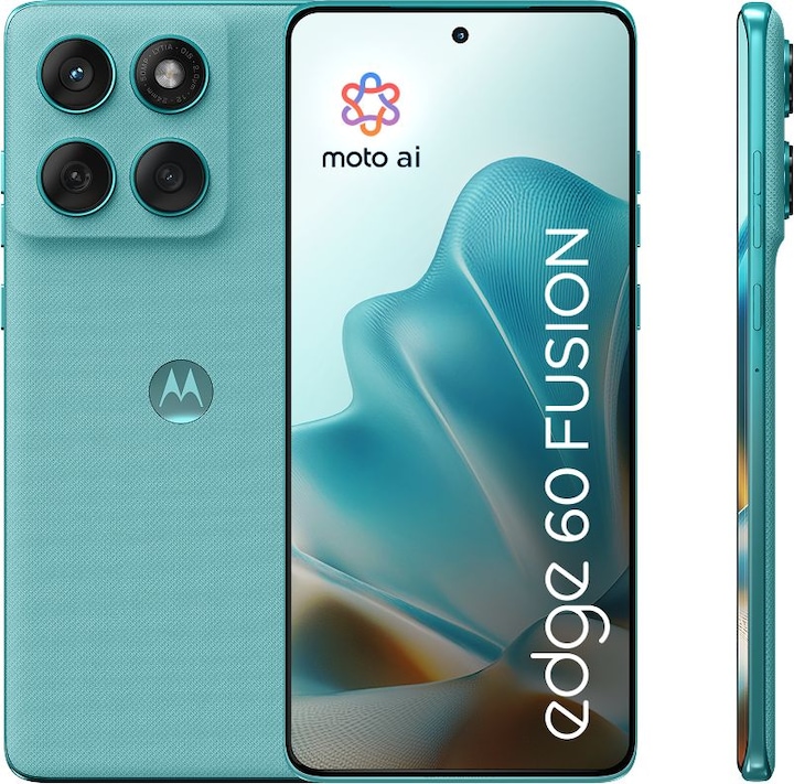 Motorola Edge 60 Fusion (256 GB, Amazonite, 6.67", Dual SIM, 50 Mpx, 5G)