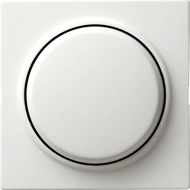 Produktbild Gira Abdeckung Drehdimmer 065040 S-Color reinweiss