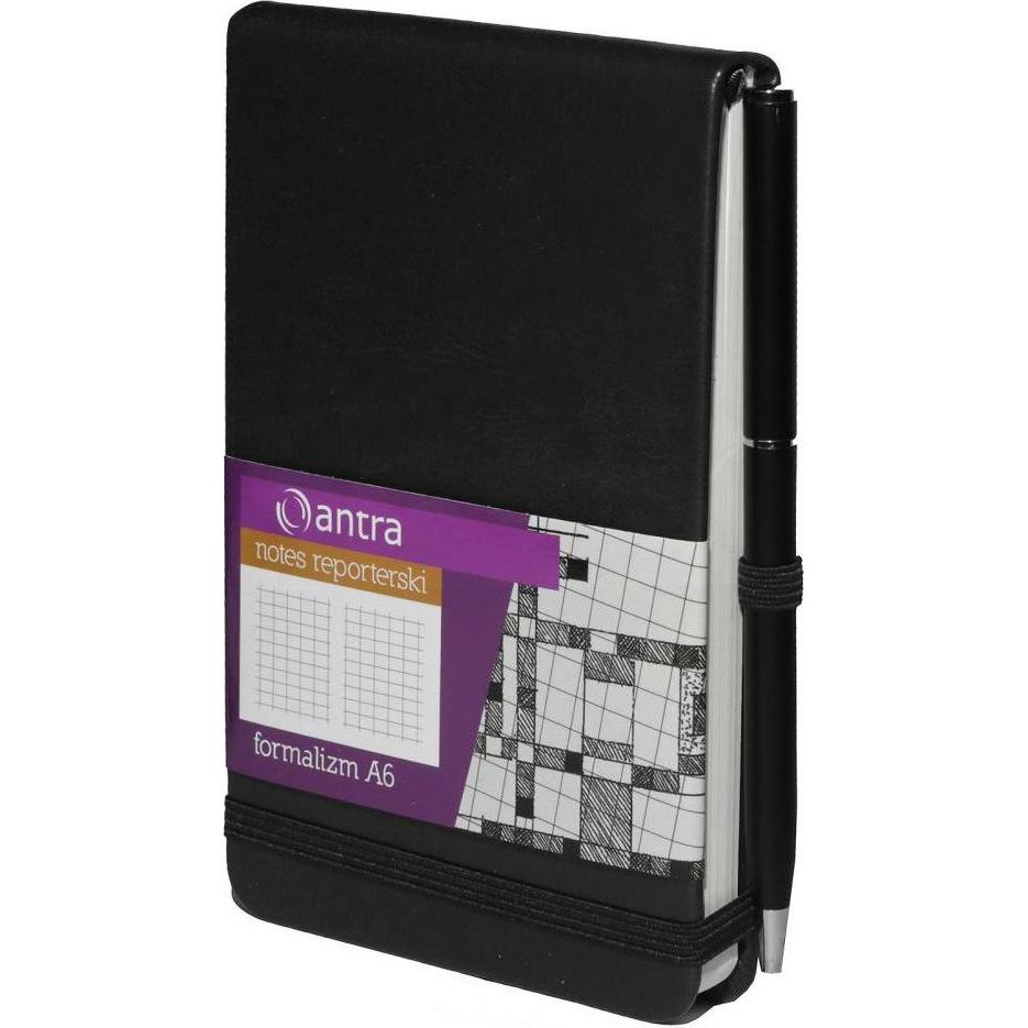 Antrax Reporter-Notizbuch A6 Rasterformalismus Schwarz ANTRA (A6, Kariert, Harter Einband) (35679413)