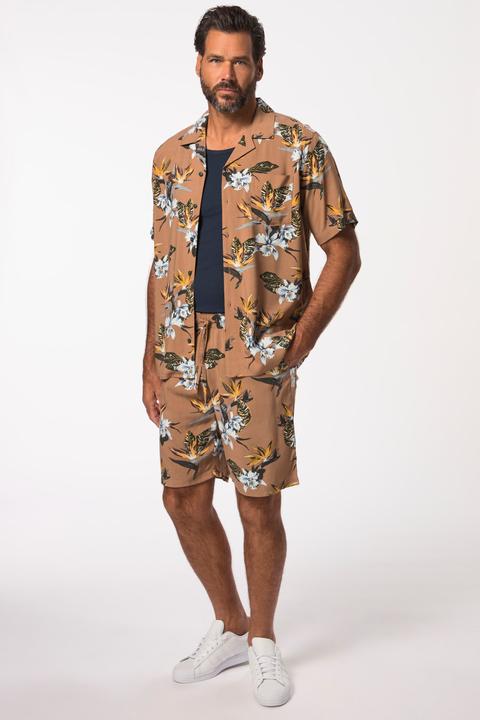 Immagine prodotto JP1880 Bermuda di viscosa con stampa floreale e cintura elastica, fino alla tg. 8XL (6XL)