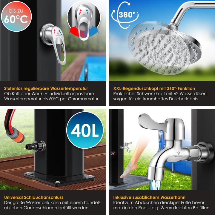 Produktbild Kesser Solardusche