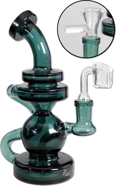 Blaze Recycle Glasbong Diffusor Green 20.5cm