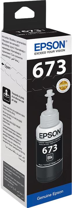 Actual product image Epson T6731 BLACK INK BOTTLE 70ML (FC)