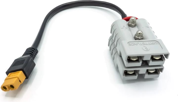 Actual product image Voltima AK-XT60-A50.2-S Y-series connector XT60 female to 2x Anderson A50