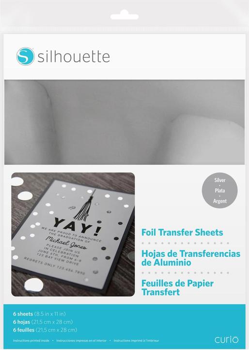 Produktbild Silhouette Transferfolie silber