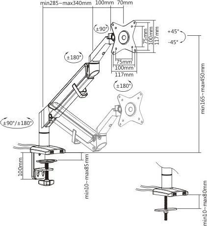Immagine prodotto Prokord DUS-T44 (Tavolo, 32")
