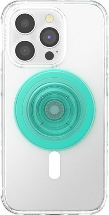 Actual product image PopSockets Translucent Mint PopGrip for MagSafe