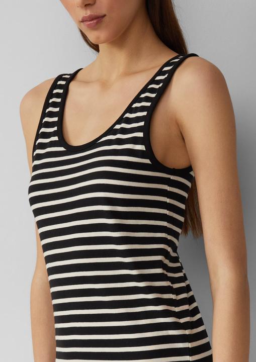 Actual product image S.Oliver Kleid Langes Jerseykleid mit Streifen (L)
