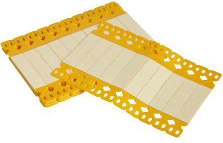 Brady LC-103x15-B7644, kabelmarkers/etiketten Heatex + laminaat, geel, 103 x 15mm (100 stuks)