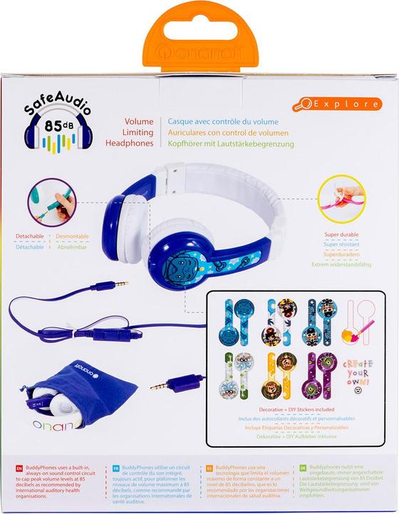 Produktbild Buddyphones Kopfhörer Explore Blau