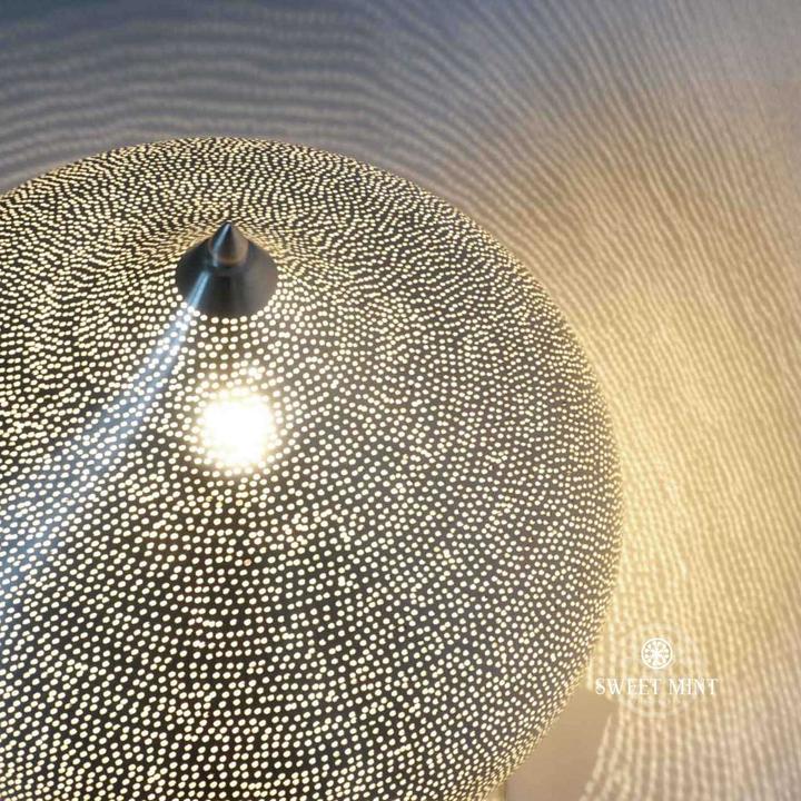 Actual product image Sweet Mint Oriental Lamp Potiki Dots (E27)