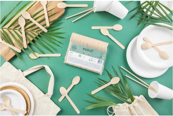 Produktbild Partydeco Kaffeelöffel aus Holz (100St.) (100 x)