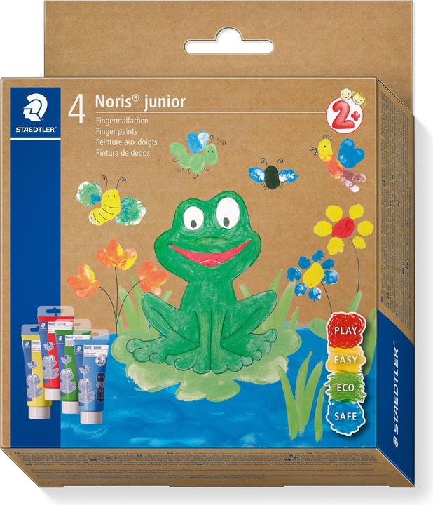 Staedtler Finger painting color 'Noris junior (Multicoloured, 75 ml)