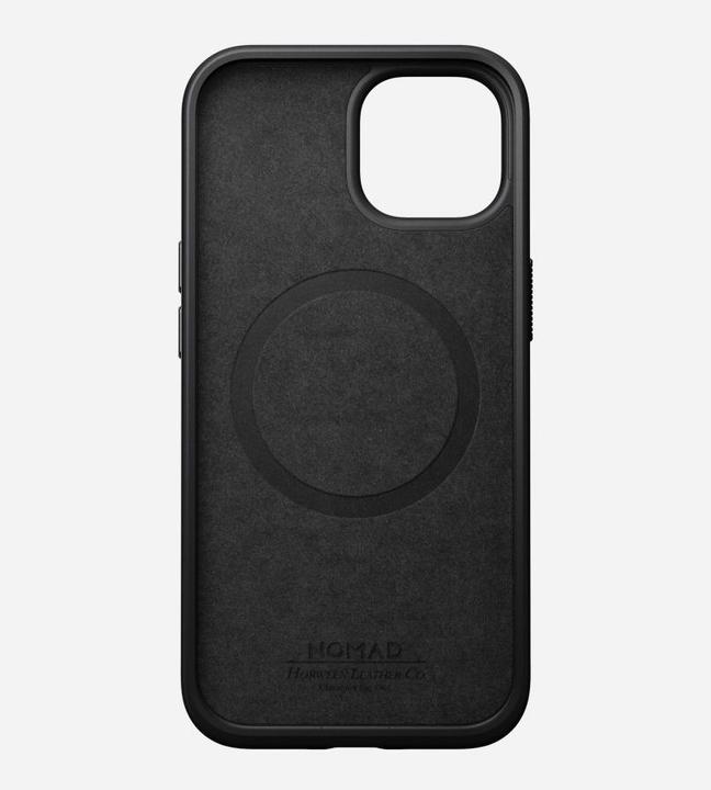 Immagine prodotto Nomad Cover posteriore moderna in pelle Horween per iPhone 15 Nero (Apple iPhone 15)