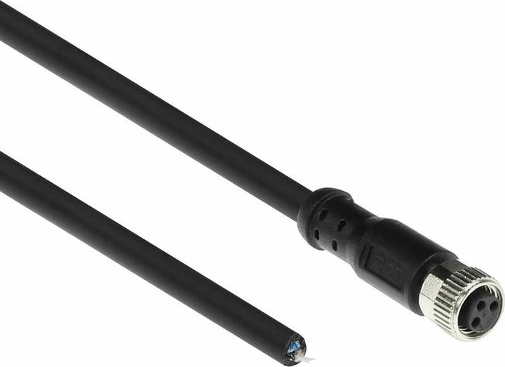 Actual product image ACT Industrial 3.00 metres Sensor cable M8A 3-pin female to open end, Ultraflex Xtreme TPE cable, shield