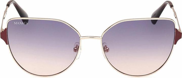 Immagine prodotto Max&Co. Donna Occhiali da Sole Metallo Oro Blu Cat Eye Normal Shaded