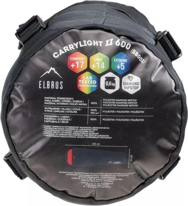Actual product image Elbrus Carrylight Schlafsack (220 cm)