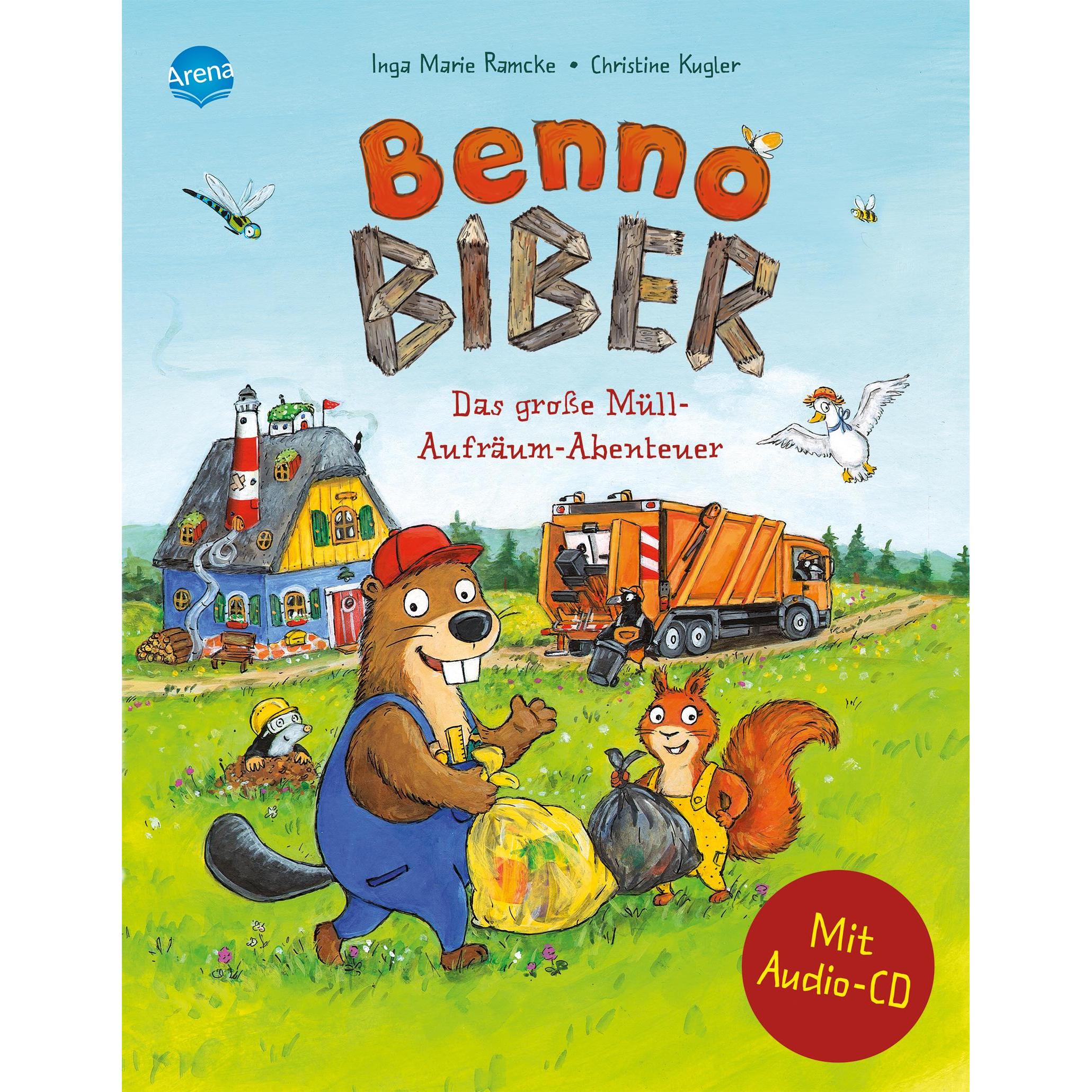 Benno Biber. Das grosse Müll-Aufräum-Abenteuer, Kinderbücher von Inga Marie Ramcke