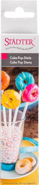 Immagine prodotto Städter 50 bastoncini di lecca-lecca bianchi per CakePops