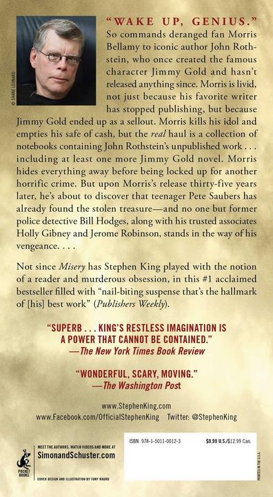 Produktbild Finders Keepers (Englisch, Stephen King, 2016)