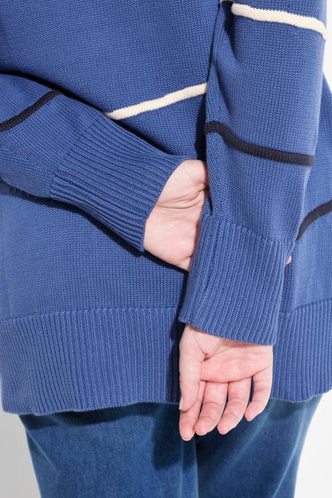 Produktbild Ulla Popken Pullover, U-Boot-Ausschnitt, Langarm (42, 44)
