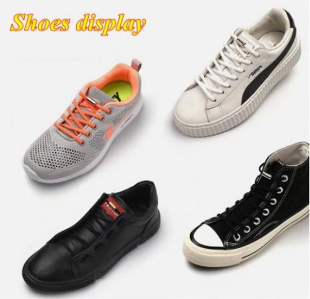 Actual product image MU Classic 1 pair of elastic laces without tying (105 cm)