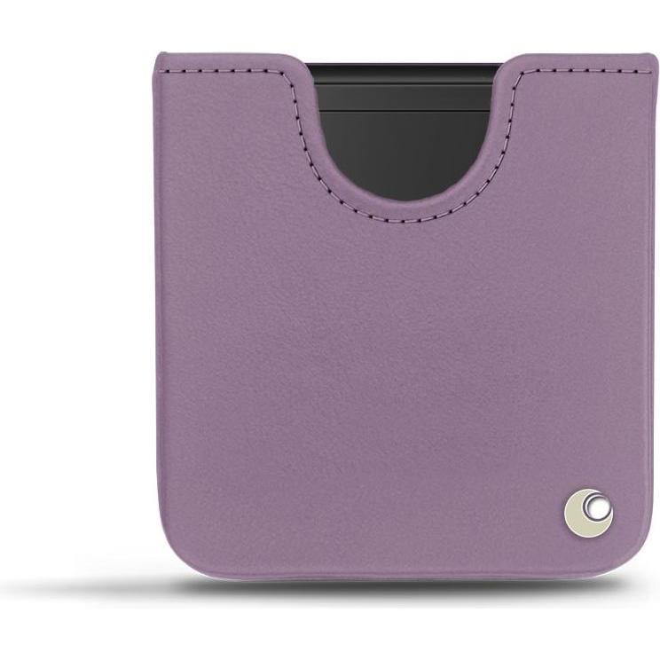 Noreve Lederschutzhülle (Samsung Galaxy Z Flip), Smartphone Hülle, Violett