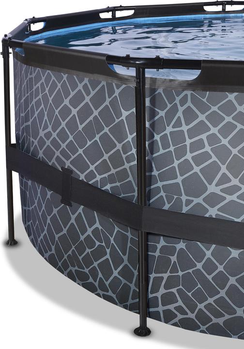 Produktbild Exit Rahmen-Pool rund 427x122 cm mit Kartuschen-Filterpumpe (Ø 427 x 122 cm)
