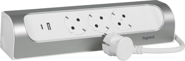 Produktbild Legrand Ecksteckdosenleiste (3 x, CEE 7/3, CEE 32/5, 1 m)