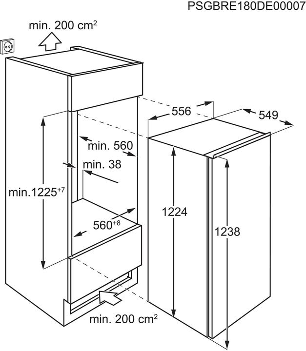 Nährwerte und Zutaten AEG AIK2023R (181 l)