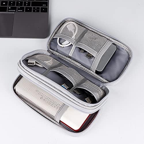Image du produit Only-Bags.Store Sac organiseur de câbles Petit sac étanche pour câbles Sac double couche avec plaque fixe