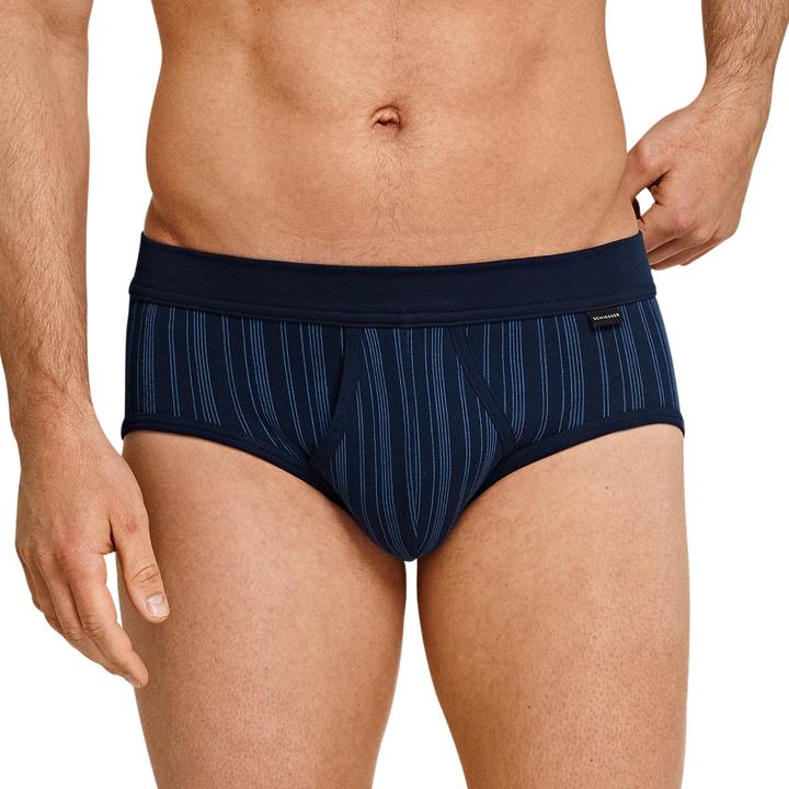 Immagine prodotto Schiesser Confezione da 4 pezzi di Original Classics, slip sportivi a costine sottili con cavallo (L, confezione da 4)
