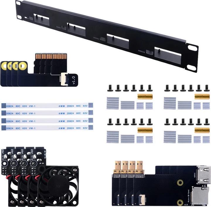 Produktbild Raspberry Pi U1 Rack Server Bracket for 5