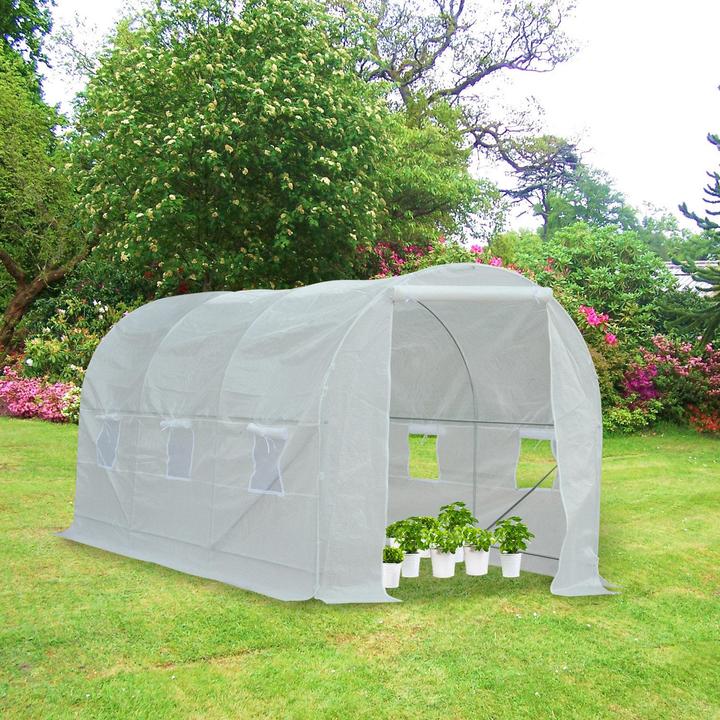 Produktbild Outsunny Foliengewächshaus mit 6 Seitenfenstern