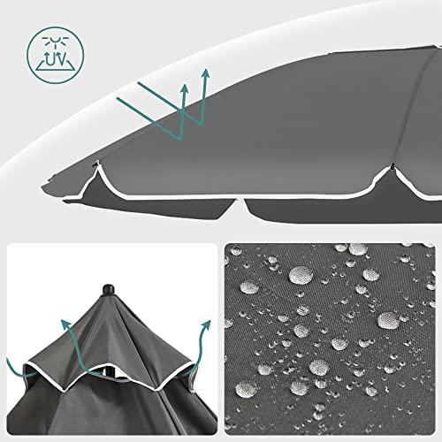 Image du produit Songmics Parasol Ø 160 cm pliable (1.60 m)