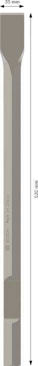 Produktbild Bosch Professional Zubehör PRO HEX 28-4C Flachmeissel, 35 x 520 mm (35 mm)